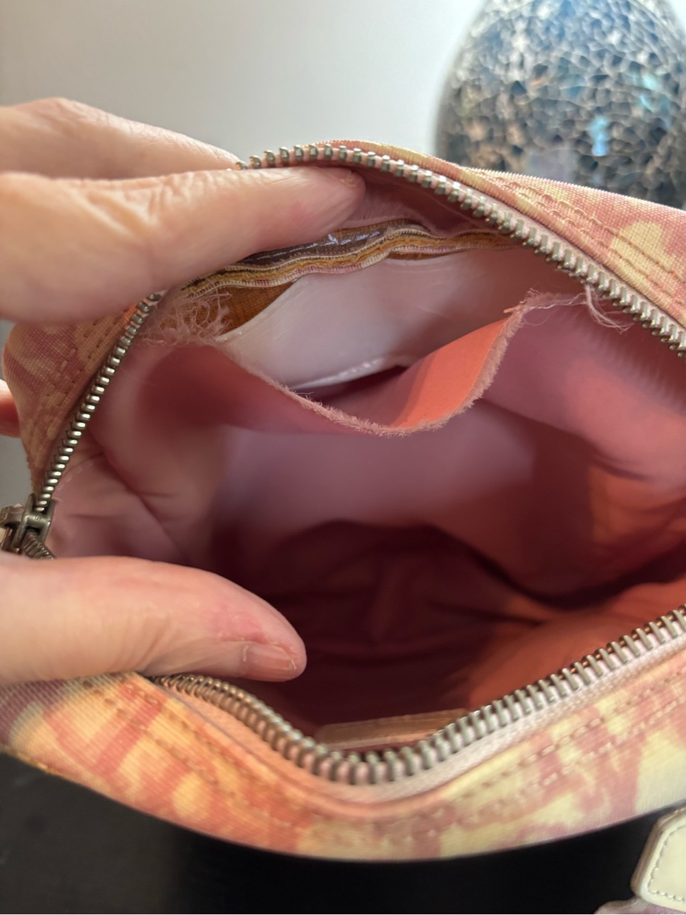 Vintage Christian Dior Pink Trotter No. 1 Crossbody Bag Galliano Era Project Bag - Picture 6 of 16